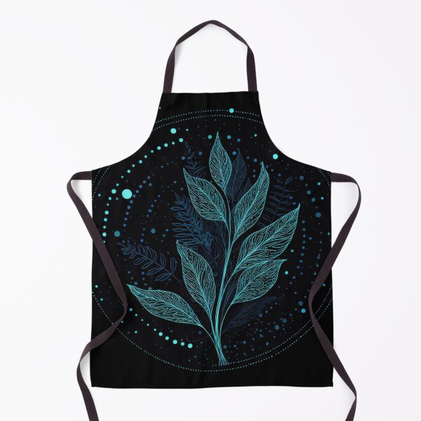 Item preview, Leaf design with blue accents designed and sold by anytka.