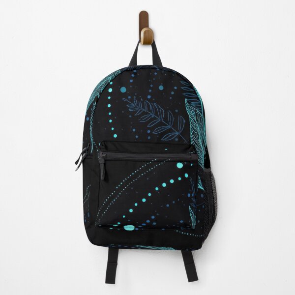 Item preview, Leaf design with blue accents designed and sold by anytka.
