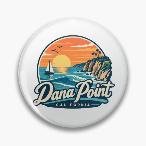 Item preview, Dana Point California Coastal Sunset Sailboat designed and sold by ParfaitPrints.
