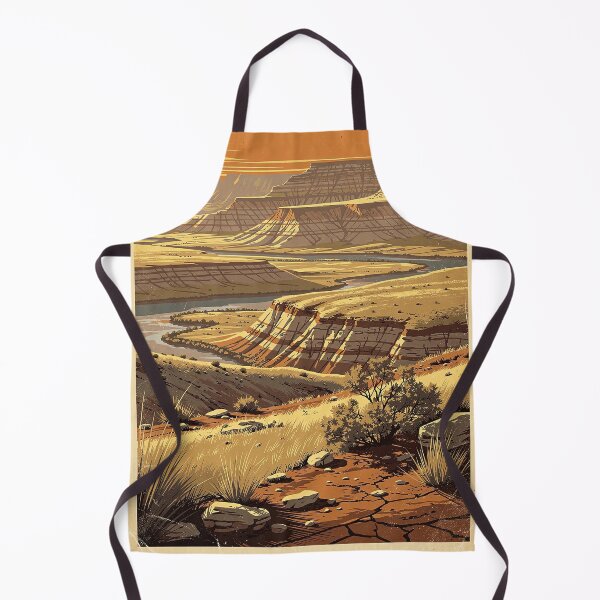 Item preview, Theodore Roosevelt National Park Vintage Travel Art designed and sold by Teelogic.