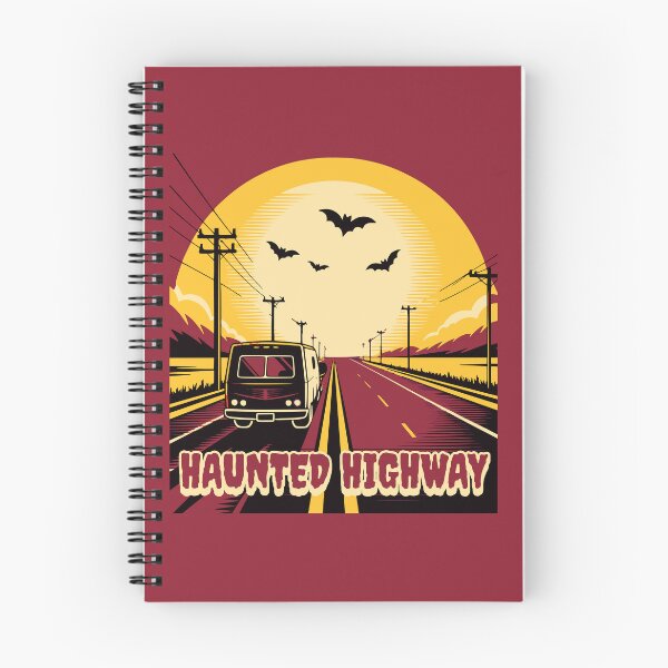 Item preview, Haunted Highway Retro Trucker RV Halloween Art designed and sold by Dark Energy.