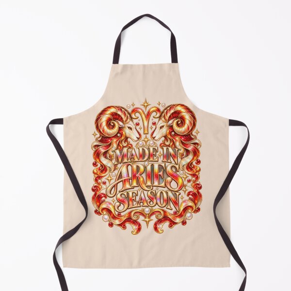 Item preview, Made in Aries Season – Fiery Ram Zodiac Art designed and sold by MetaModel Editions.
