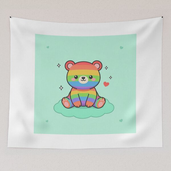 Item preview, Cute Rainbow Bear Dreams designed and sold by wersalamano87.