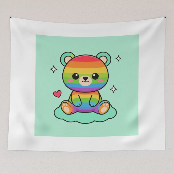 Item preview, Adorable Rainbow Bear Friends designed and sold by wersalamano87.