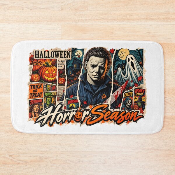 Item preview, Horror Season Michael Myers Torn Paper Collage Art    designed and sold by DesignArtist.ia.