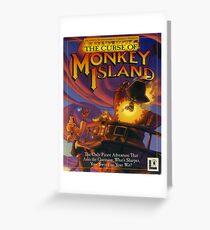 The Curse of Monkey Island Greeting Card