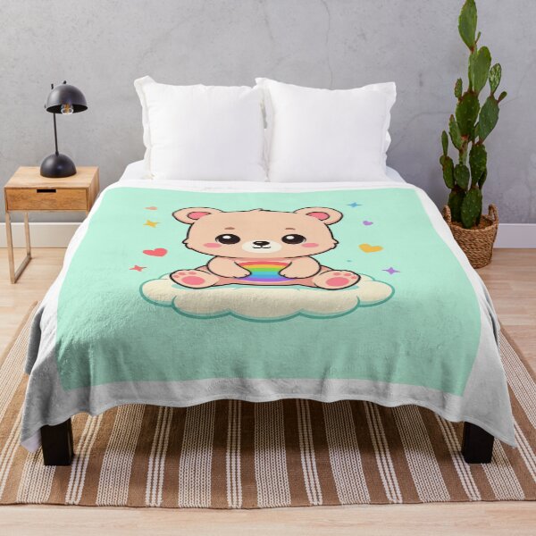 Item preview, Lovely Rainbow Bear Illustration designed and sold by wersalamano87.