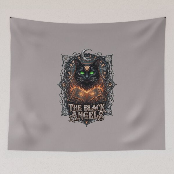 Item preview, Black Cat Retro Poster Music Graphic-43 designed and sold by LucasKeil.