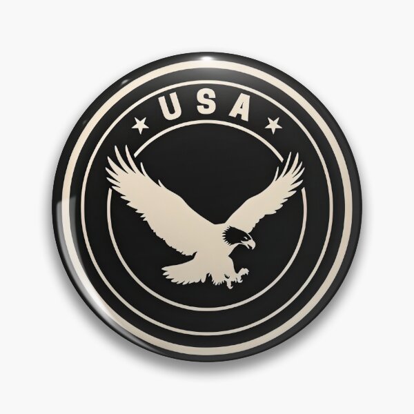Item preview, Vintage American Bald Eagle Circular Badge Emblem Vector designed and sold by Shutter-Dragon.
