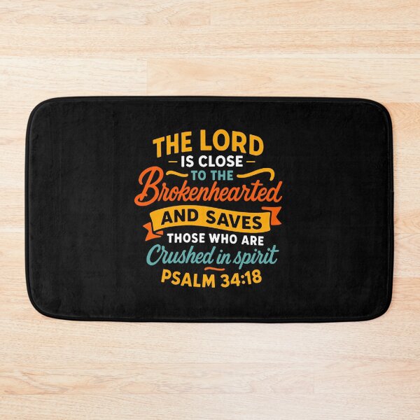 Item preview, Psalm 34:18 The LORD Is Close To The Brokenhearted designed and sold by plushism.