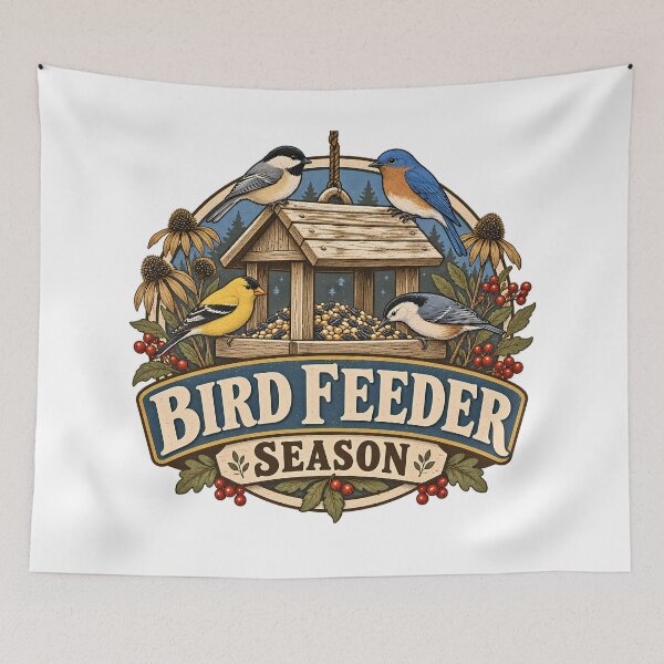 Item preview, Vintage Bird Feeder Season Club designed and sold by Thai Vibe Studio.