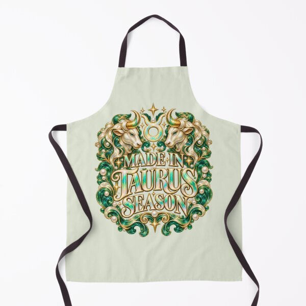 Item preview, Made in Taurus Season – Emerald Bull Zodiac Art designed and sold by MetaModel Editions.