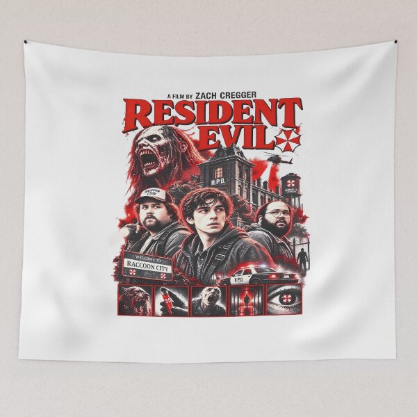 Item preview, Resident Evil Requiem Leon Kennedy Horror Collage designed and sold by Miniadecal.