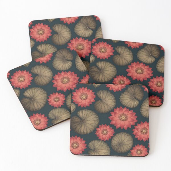 Item preview, Vintage Lotus Pattern designed and sold by cbfineart.