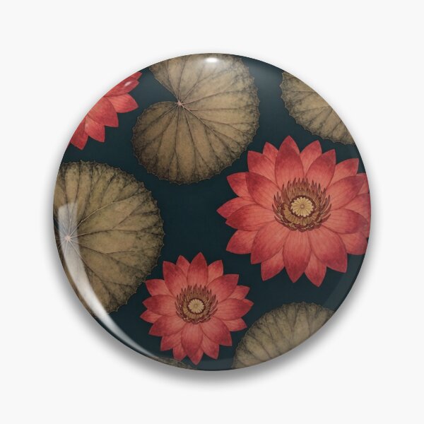 Item preview, Vintage Lotus Pattern designed and sold by cbfineart.