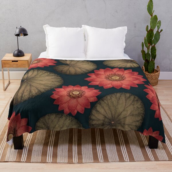 Item preview, Vintage Lotus Pattern designed and sold by cbfineart.