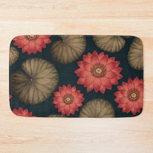 Aperçu de l'œuvre Motif lotus vintage créée et vendue par cbfineart.