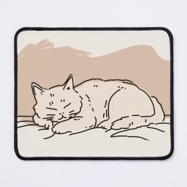 Item preview, Cat sleeping on a bed designed and sold by anytka.