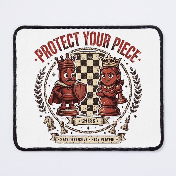 Item preview, Protect Your Piece Chess - Funny Chess Player Design designed and sold by StyxIND.