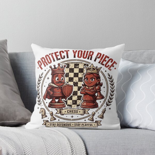 Item preview, Protect Your Piece Chess - Funny Chess Player Design designed and sold by StyxIND.