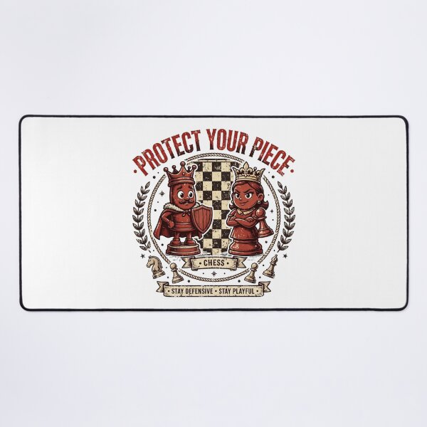 Item preview, Protect Your Piece Chess - Funny Chess Player Design designed and sold by StyxIND.