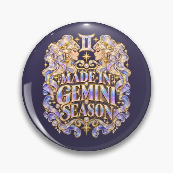 Item preview, Made in Gemini Season – Iridescent Celestial Twins designed and sold by MetaModel Editions.