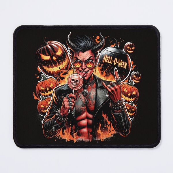 Item preview, Halloween Devil Pumpkin Lollipop Horns Cauldron designed and sold by Voodoo Store Paranormal Collections.