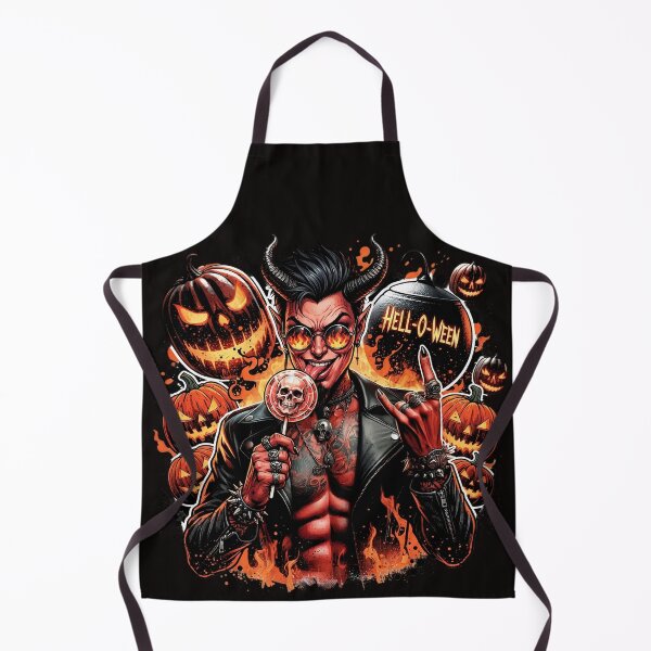Item preview, Halloween Devil Pumpkin Lollipop Horns Cauldron designed and sold by Voodoo Store Paranormal Collections.