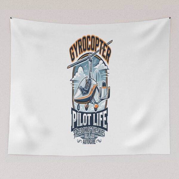 Item preview, Gyrocopter Pilot Life – Freedom of the Skies Vintage Aviation designed and sold by ActionForge.