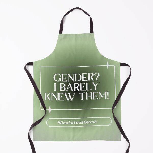 Item preview, Agender: Gender? I Barely Knew Them! designed and sold by DratticusRevoh.