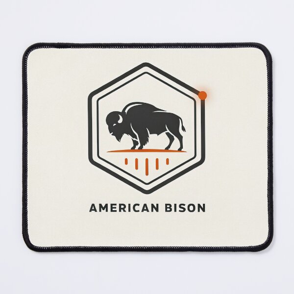Item preview, Vintage American Bison Buffalo Hexagon Badge Emblem Vector designed and sold by Shutter-Dragon.