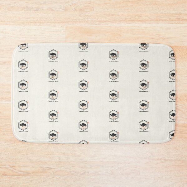 Item preview, Vintage American Bison Buffalo Hexagon Badge Emblem Vector designed and sold by Shutter-Dragon.