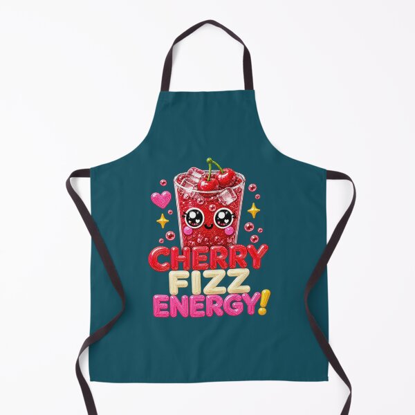 Item preview, Cherry Fizz Energy Cute Cherry Soda Kawaii Drink designed and sold by Liv Solara.