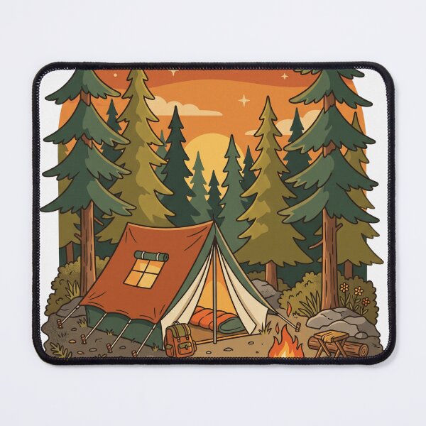 Item preview, Professionally Offline Funny Camping Retro Nature designed and sold by PANCOSS.