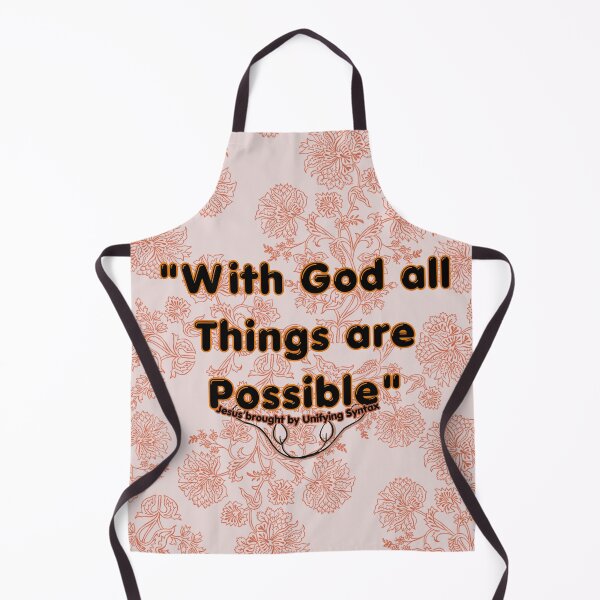Item preview, With God All Things Are Possible - Inspirational Minimalist Items designed and sold by UnifyingSyntax.