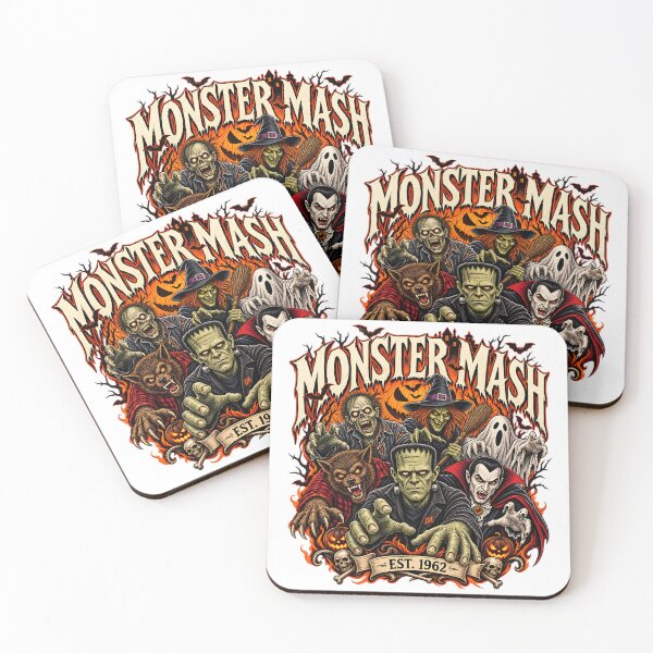 Item preview, Monster Mash Classic Halloween Horror Squad Art    designed and sold by DesignArtist.ia.