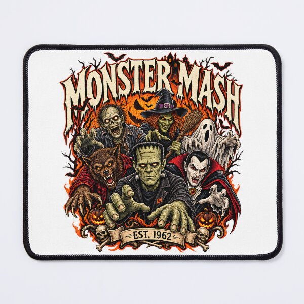 Item preview, Monster Mash Classic Halloween Horror Squad Art designed and sold by DesignArtist.ia.