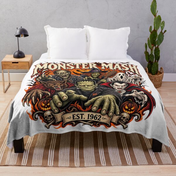 Item preview, Monster Mash Classic Halloween Horror Squad Art    designed and sold by DesignArtist.ia.