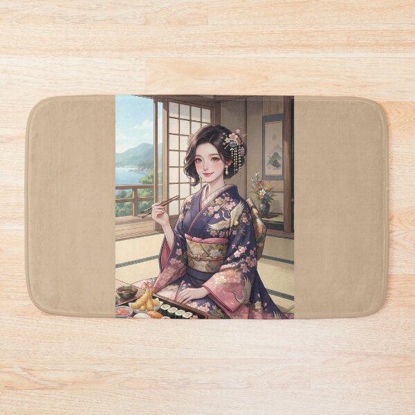 Artikelvorschau, Vintage japanische Geisha-Kunst entworfen und verkauft von nammonartstudio.