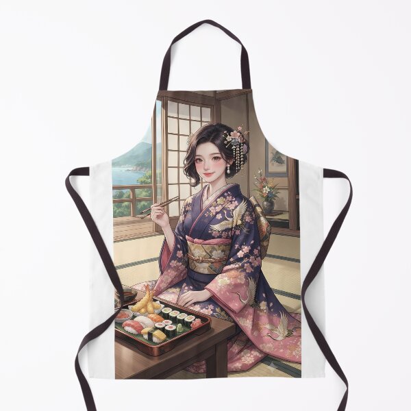 Item preview, Vintage Japanese Geisha Art designed and sold by nammonartstudio.