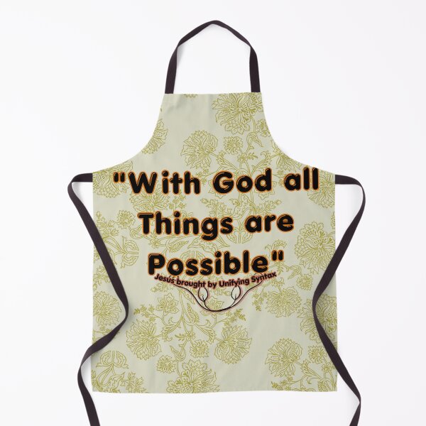 Item preview, With God All Things Are Possible - Inspirational Minimalist Items designed and sold by UnifyingSyntax.