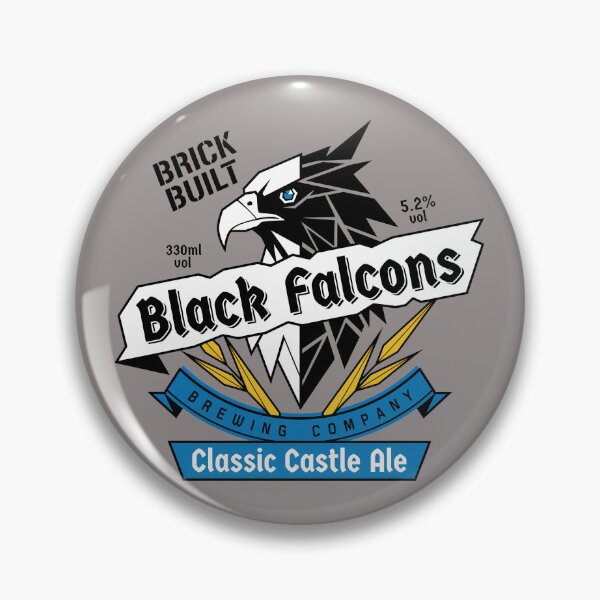Item preview, Black Falcons Brewing Castle Ale Crest-6 designed and sold by ChristianSimon.