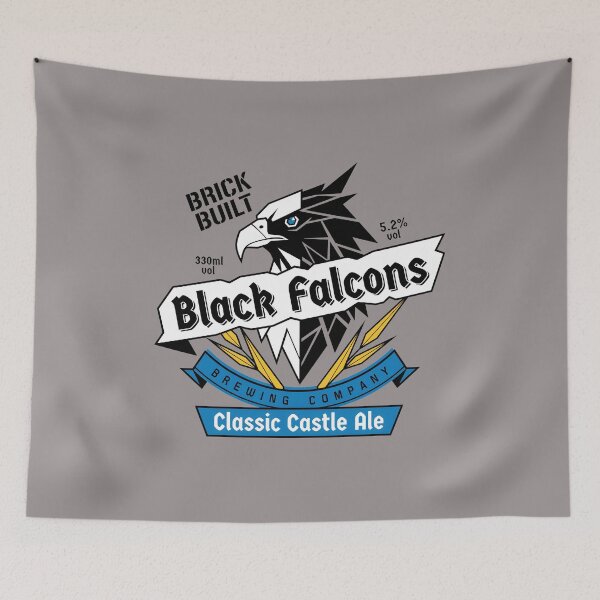 Item preview, Black Falcons Brewing Castle Ale Crest-6 designed and sold by ChristianSimon.