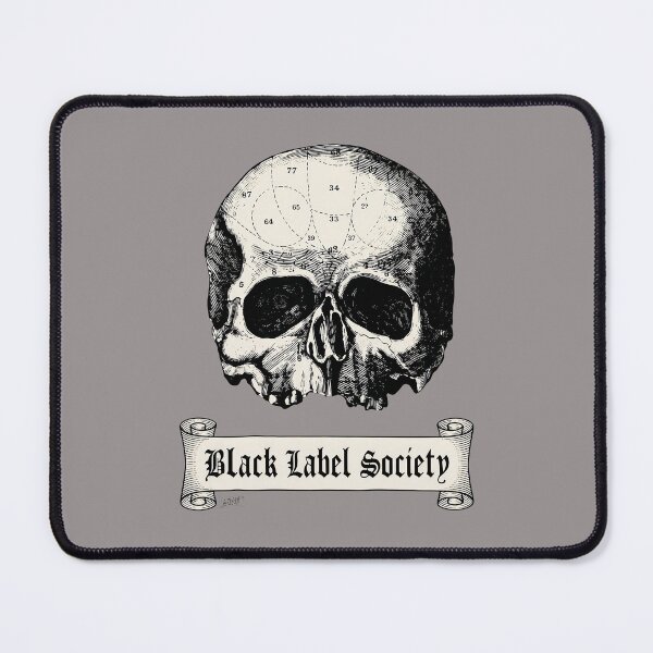 Item preview, Black Label Society Skull Patch Rock Tee-87 designed and sold by ChristianSimon.