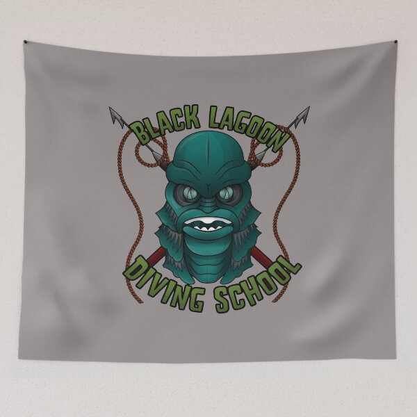 Item preview, Black Lagoon Diving School Creature Spooky-10 designed and sold by ChristianSimon.
