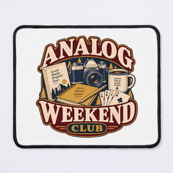 Item preview, Retro Analog Weekend Hobby Club designed and sold by Thai Vibe Studio.