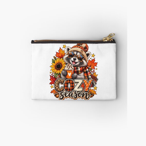 Item preview, Cozy Season Raccoon Pumpkin Fall Coffee Autumn Plaid Cute designed and sold by Rtcraftani.