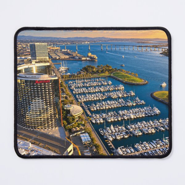 Item preview, Golden Hour Over San Diego Marina designed and sold by Kimberly Palmer.