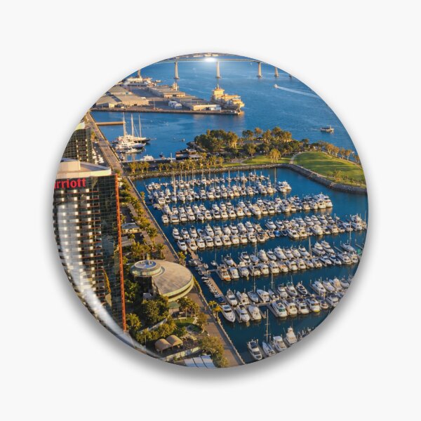 Item preview, Golden Hour Over San Diego Marina designed and sold by Kimberly Palmer.