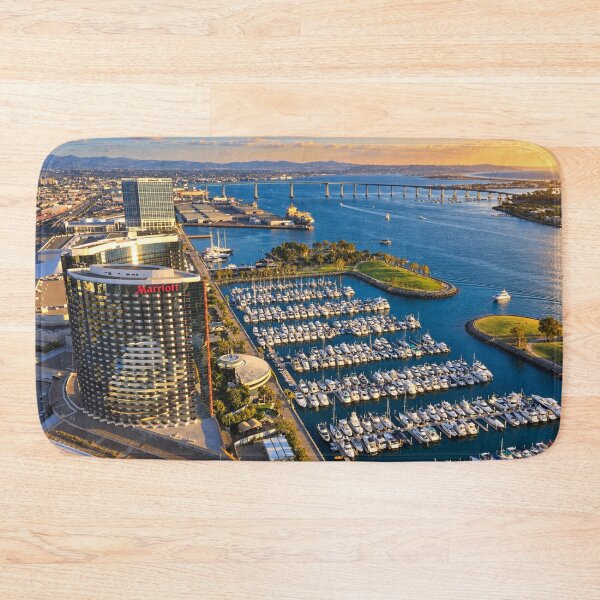 Item preview, Golden Hour Over San Diego Marina designed and sold by Kimberly Palmer.